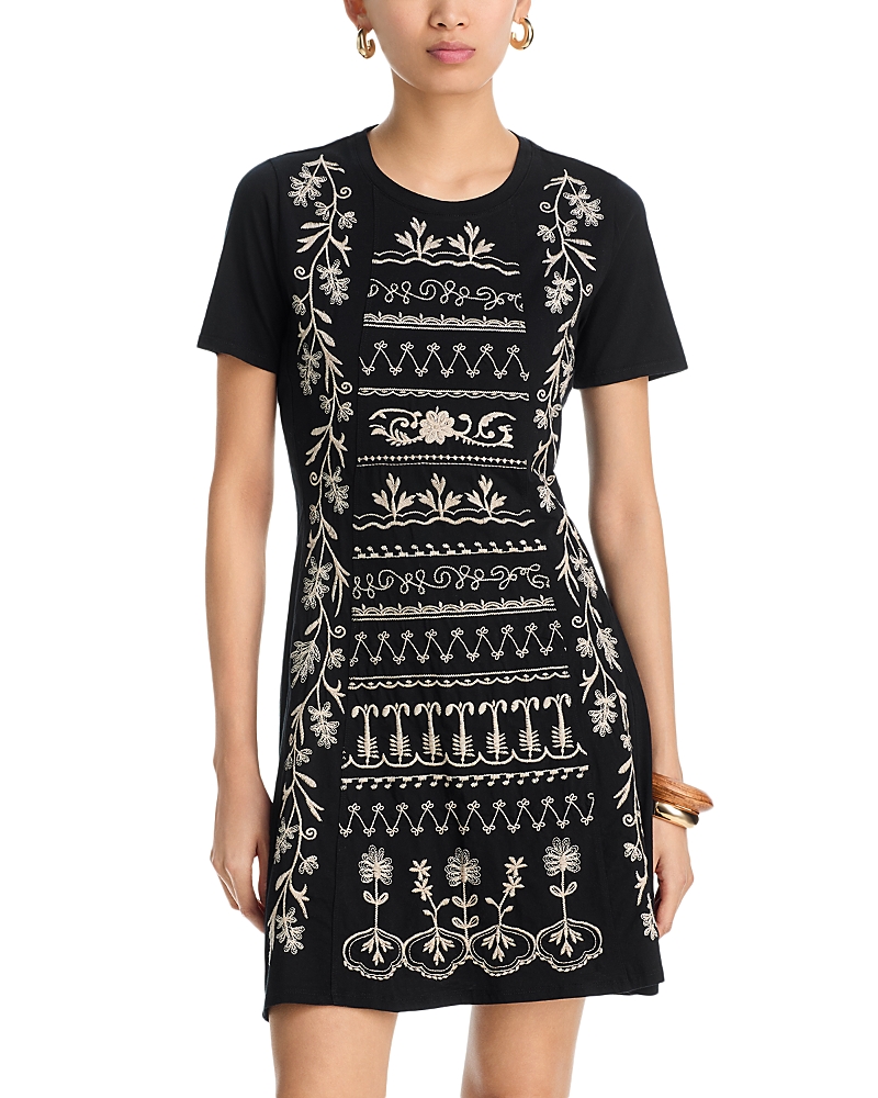 Johnny Was Azova Seamed Knit Dress