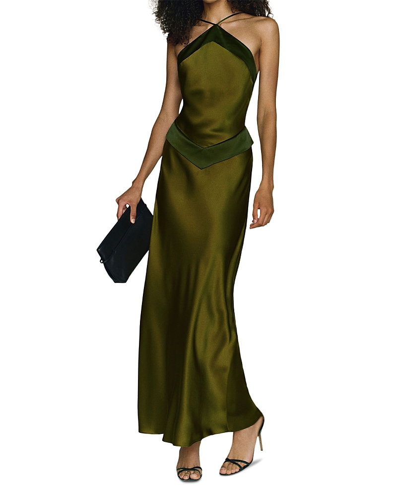 Reformation Jillian Silk Dress