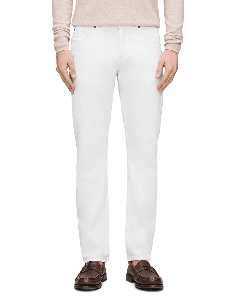 DL1961 Russell Slim Straight Fit Jeans in Whiteout White