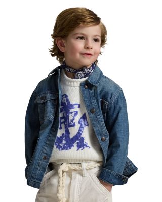 Boys' Denim Utility Jacket - Little Kid