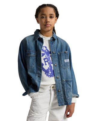 Boys' Denim Utility Jacket - Big Kid
