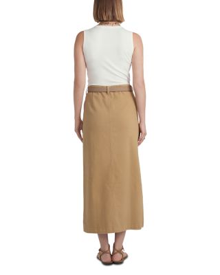 x HD Denim Maxi Skirt