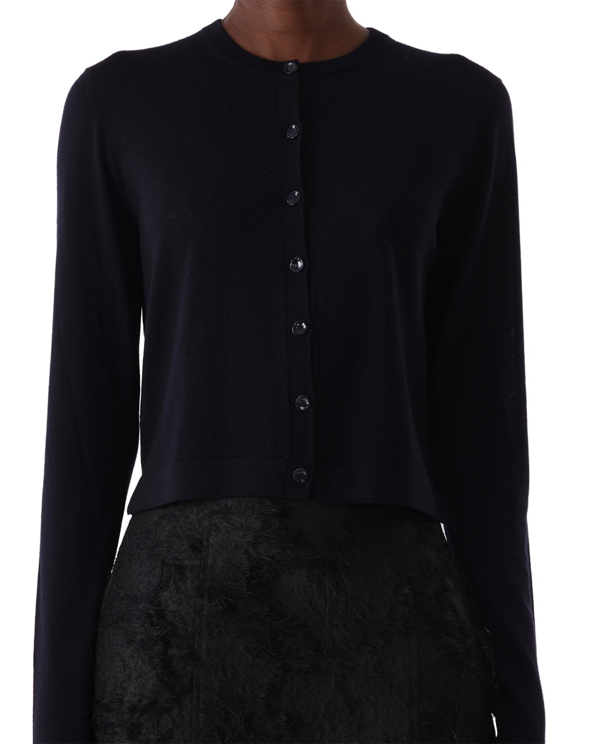 Jason Wu Collection Wool Cardigan in Navy