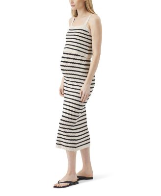  Pointelle Knit Nursing Dress