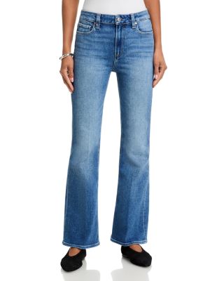 Petites High Rise Laurel Canyon Jeans in Monaco Mist
