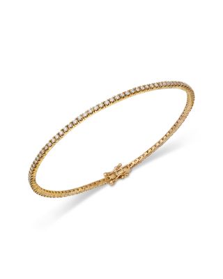 Diamond Tennis Bracelet in 14K Yellow Gold, 1.0 tcw