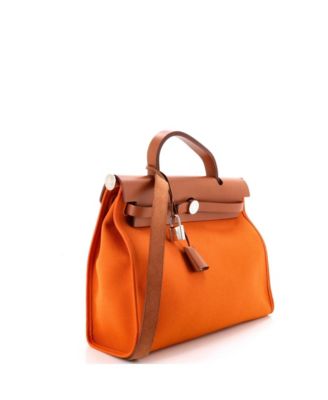 31 Herbag Zip Leather and Toile