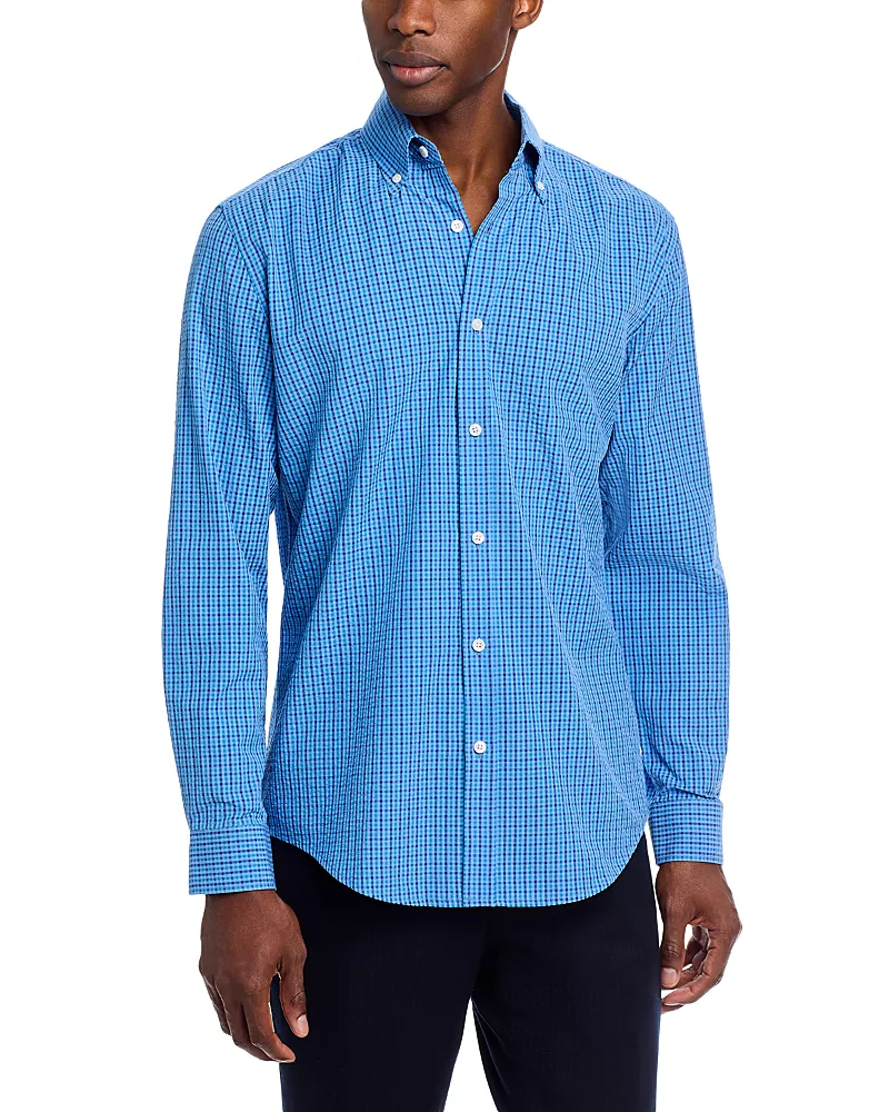 The Men's Store at Bloomingdale's Seersucker Plaid Button Down Shirt - Exclusive