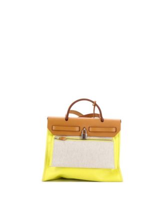 31 Herbag Zip Berline Vache Canvas and Leather