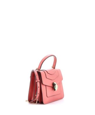  Small Serpenti Forever Top Handle Bag Leather