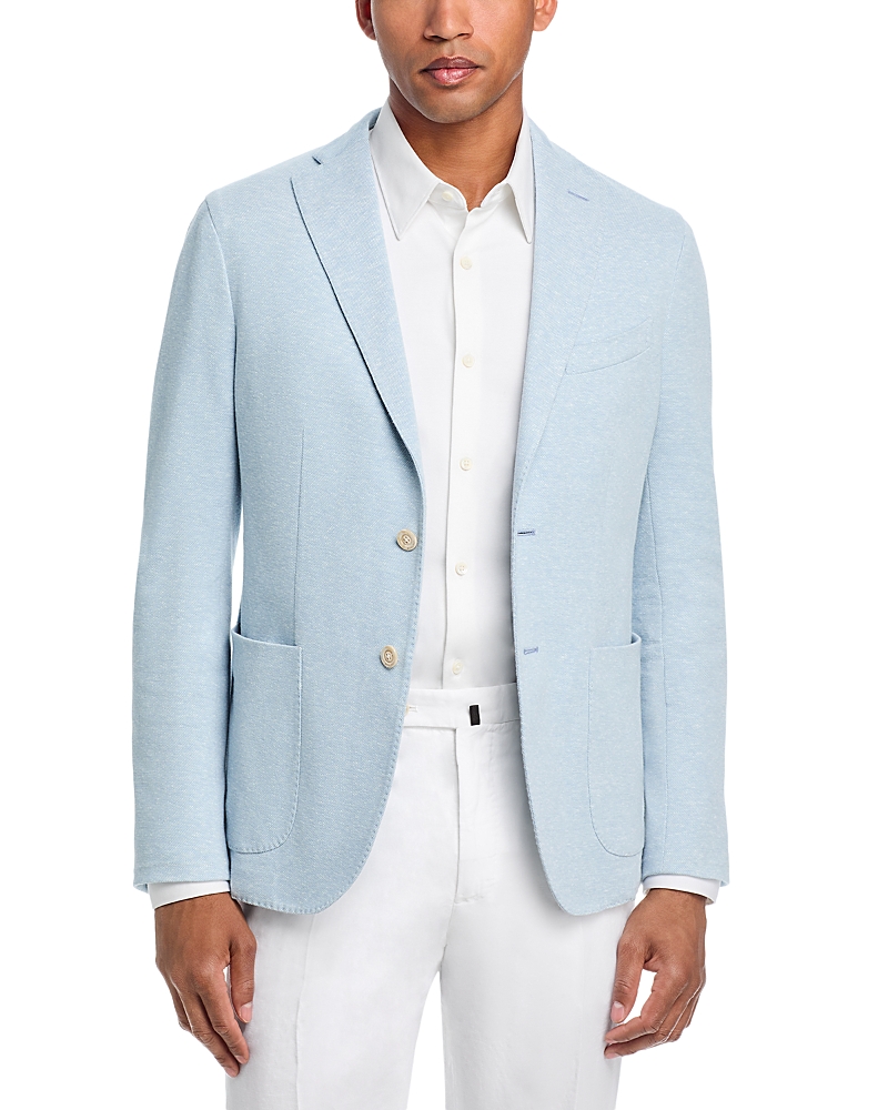 Boglioli Cotton & Linen Jersey Slim Fit K-Jacket