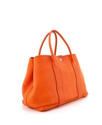 36 Garden Party Tote Leather