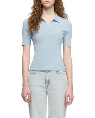 Short Sleeve Ribbed Polo