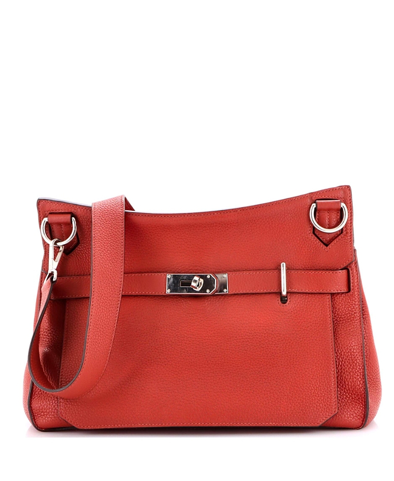 Pre-owned Pre-owned Hermes Hermes 34 Jypsiere Bag Clemence In Red