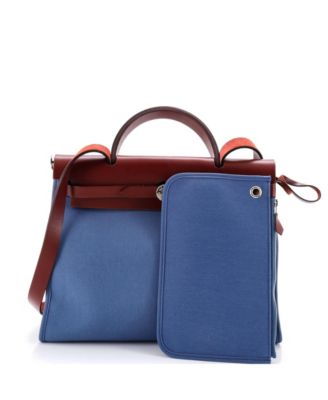 31 Herbag Zip Leather and Toile