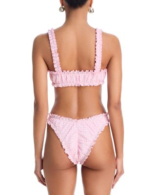 Evander Ruched Bikini Top & Maelie Ruched Bikini Bottom