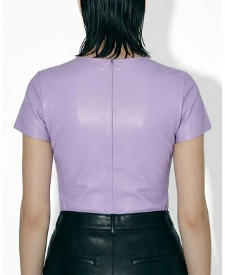  Brando Stretch Leather Tee