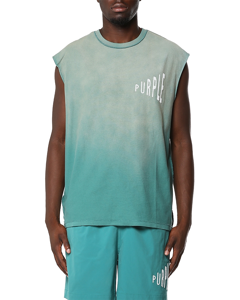 Purple Brand Textured Sleeveless Tee