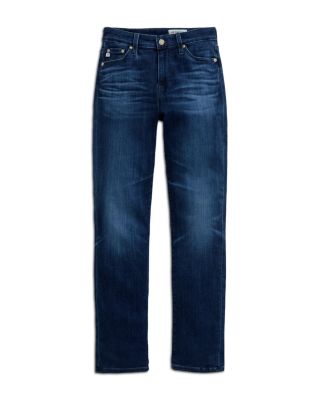 Mari Mid Rise Slim Straight Jeans in 5 Years Blue