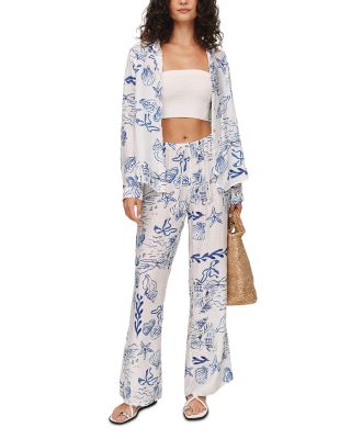 Wide Leg Beach Pants
