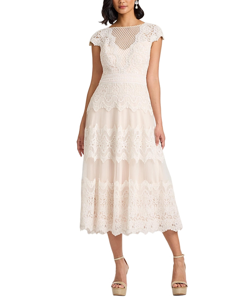 Tadashi Shoji Macia Lace Midi Dress