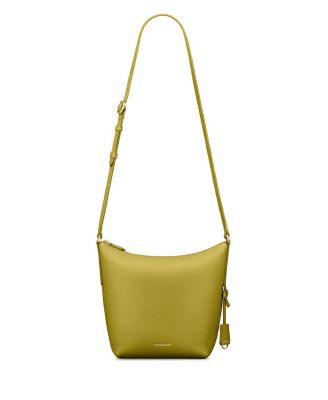 Leather Zipped Bucket Bag