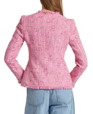 Cynthia Jacket in Luxury Cotton Blend Tweed