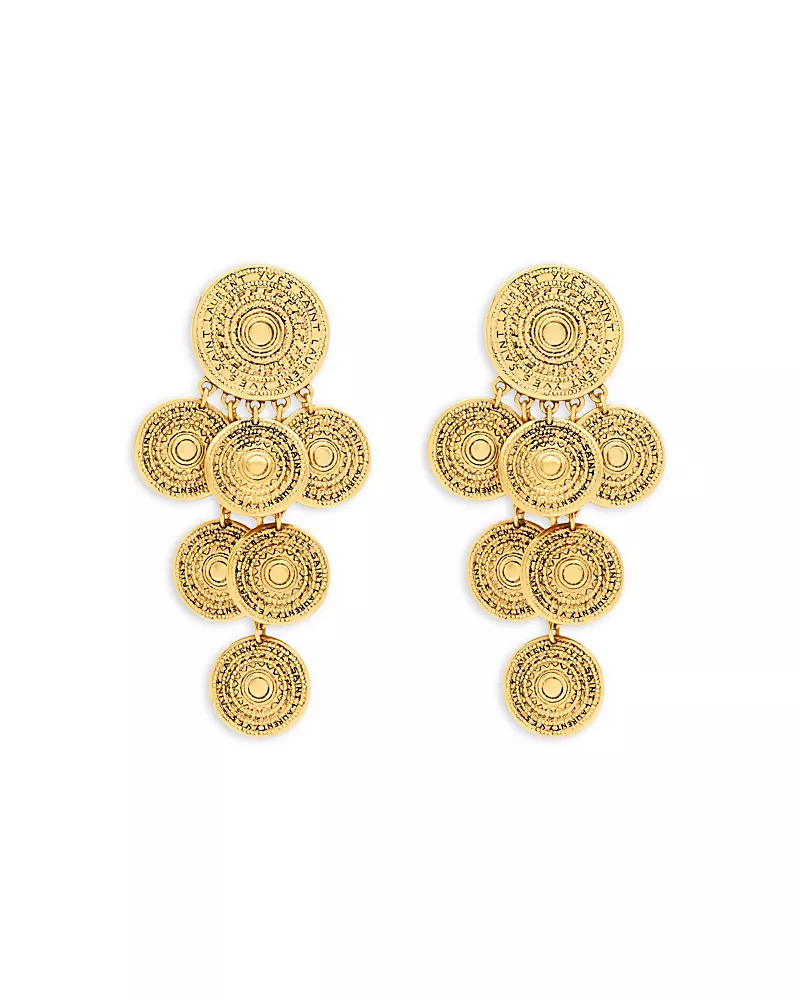Saint Laurent Yves Saint Laurent Charm Earrings