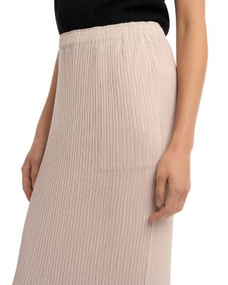Pleated Maxi Skirt