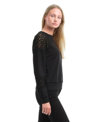  Lace Detailed Sweatshirt
