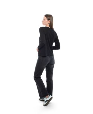 Long Sleeve Baby Fit Shrunken Crew Tee