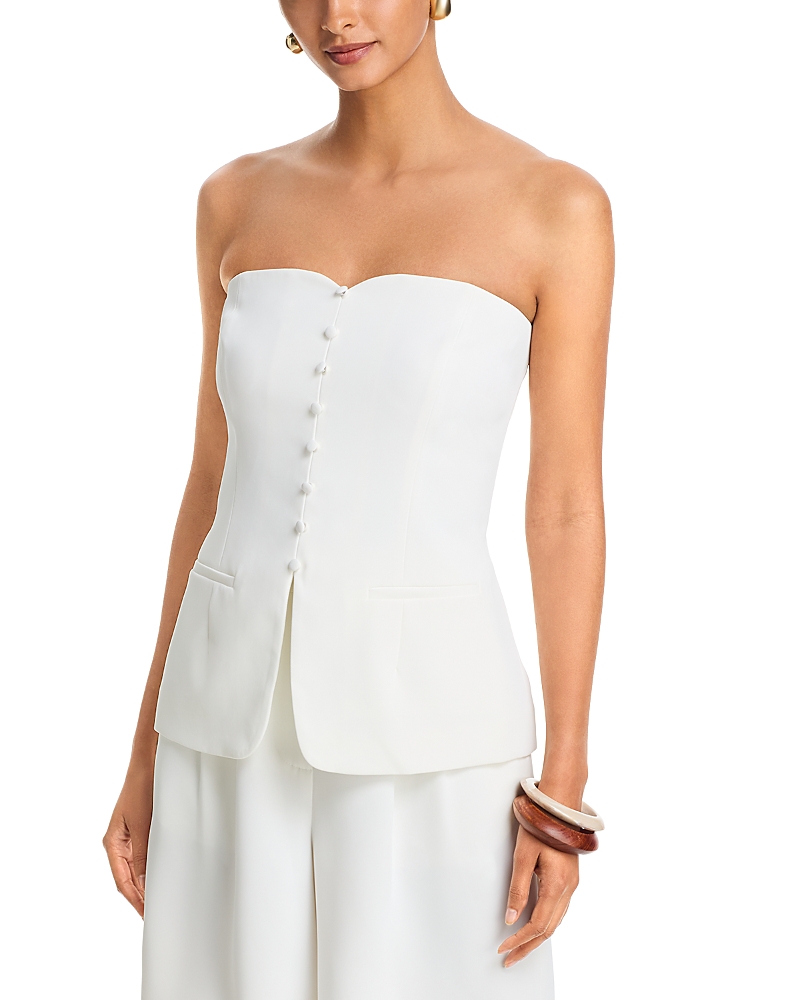 French Connection Harry Suiting Strapless Top