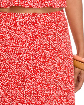 Agnes Crepe Midi Skirt