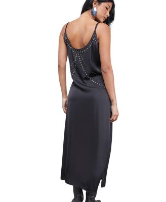 Premium Stud Embellished Slip Dress