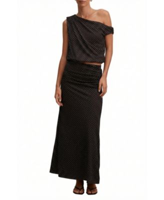  Women's Mimi Flute Maxi Skirt