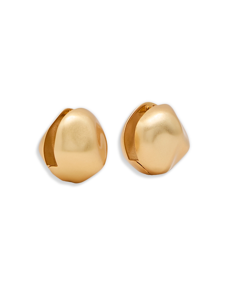 Reiss Tiara Sculptural Sphere Front to Back Earrings