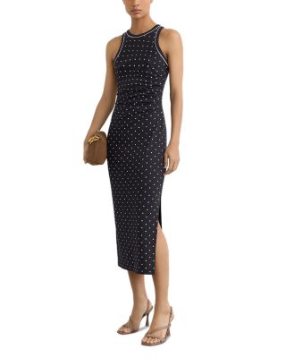 Spotted Jersey Racerback Dress