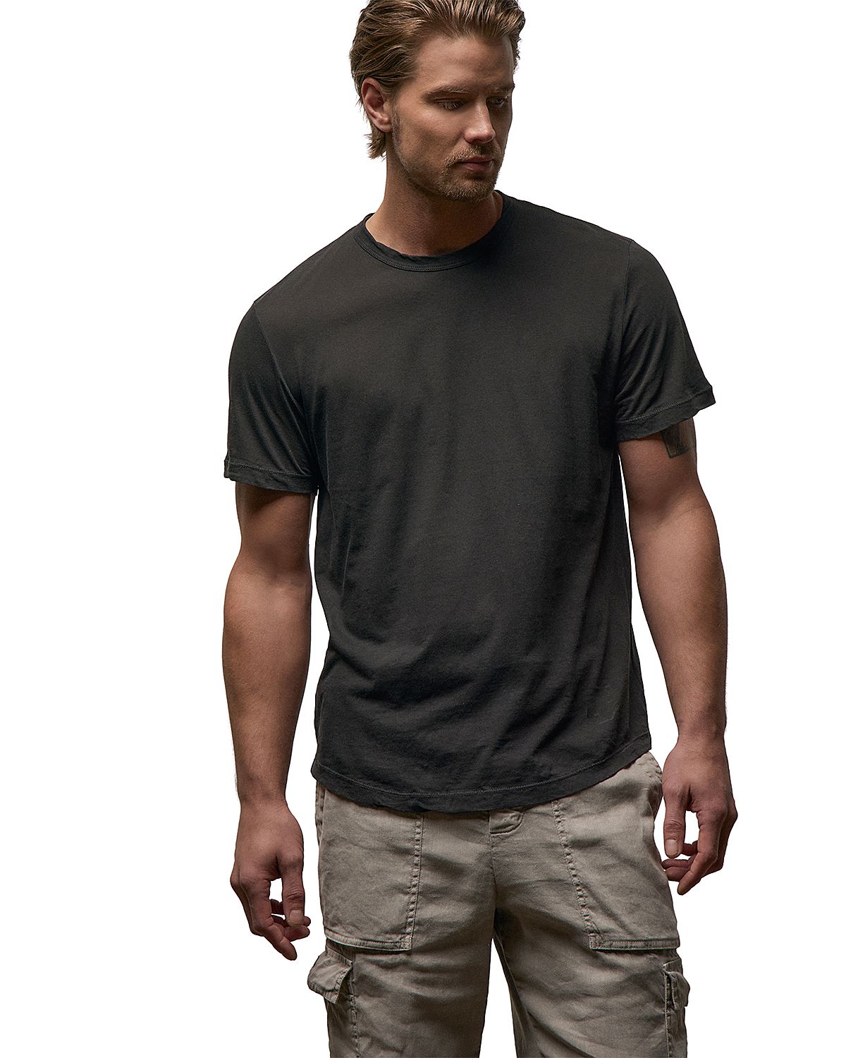 James Perse Clear Jersey Crewneck Tee