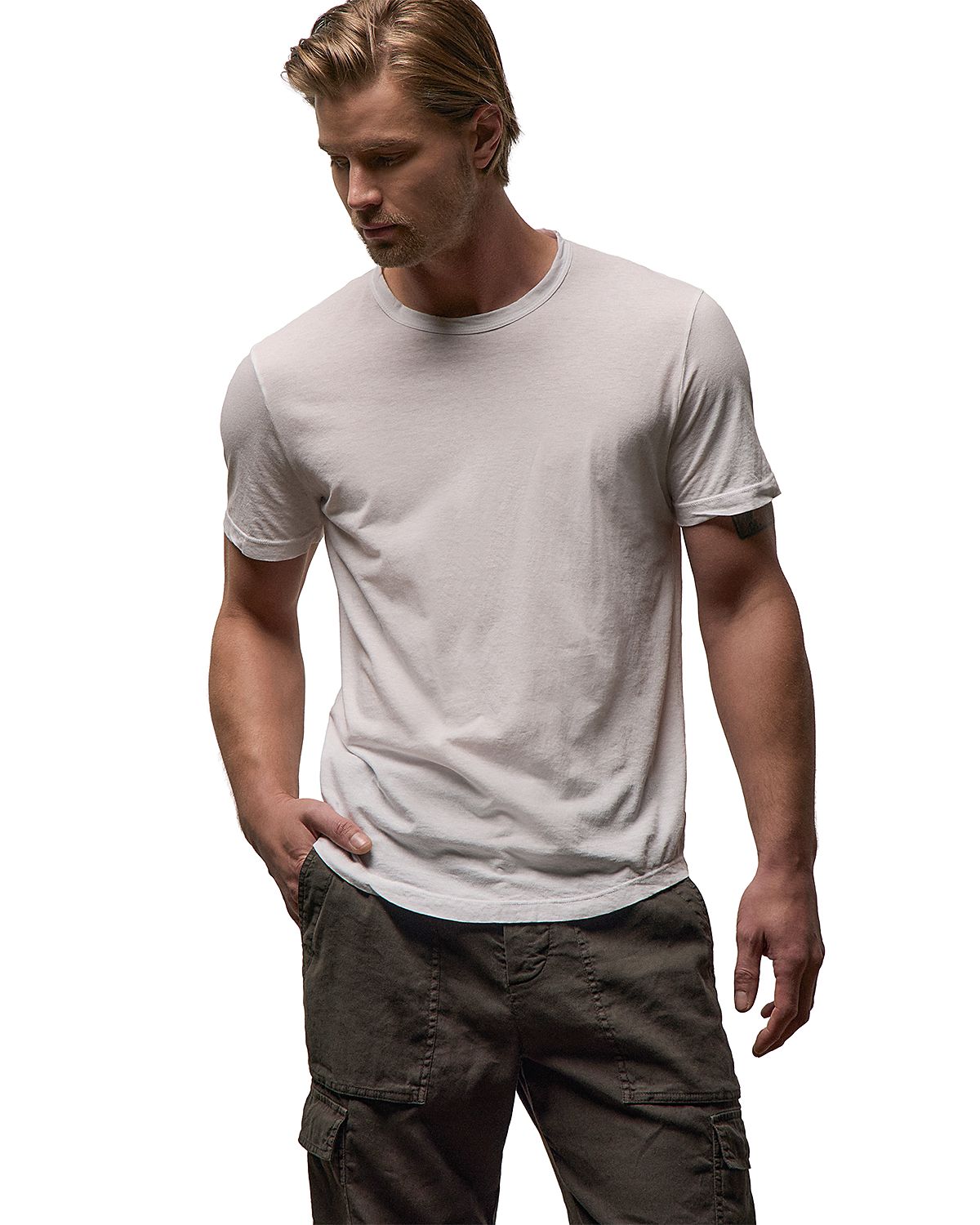 James Perse Clear Jersey Crewneck Tee