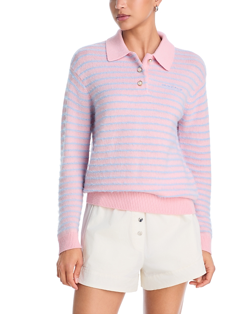 Casablanca Fluffy Polo Sweater