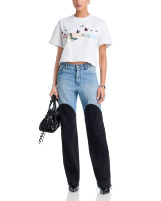 Butterfly Cropped Tee