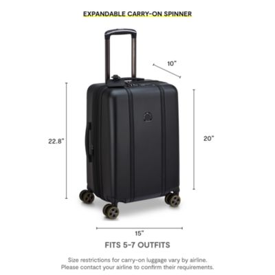 Delsey Paris Candence Expandable Carry on Suitcase