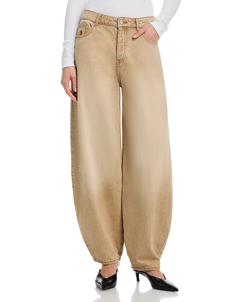 By Malene Birger Dallas High Rise Barrel Jeans in Toasted Coconut