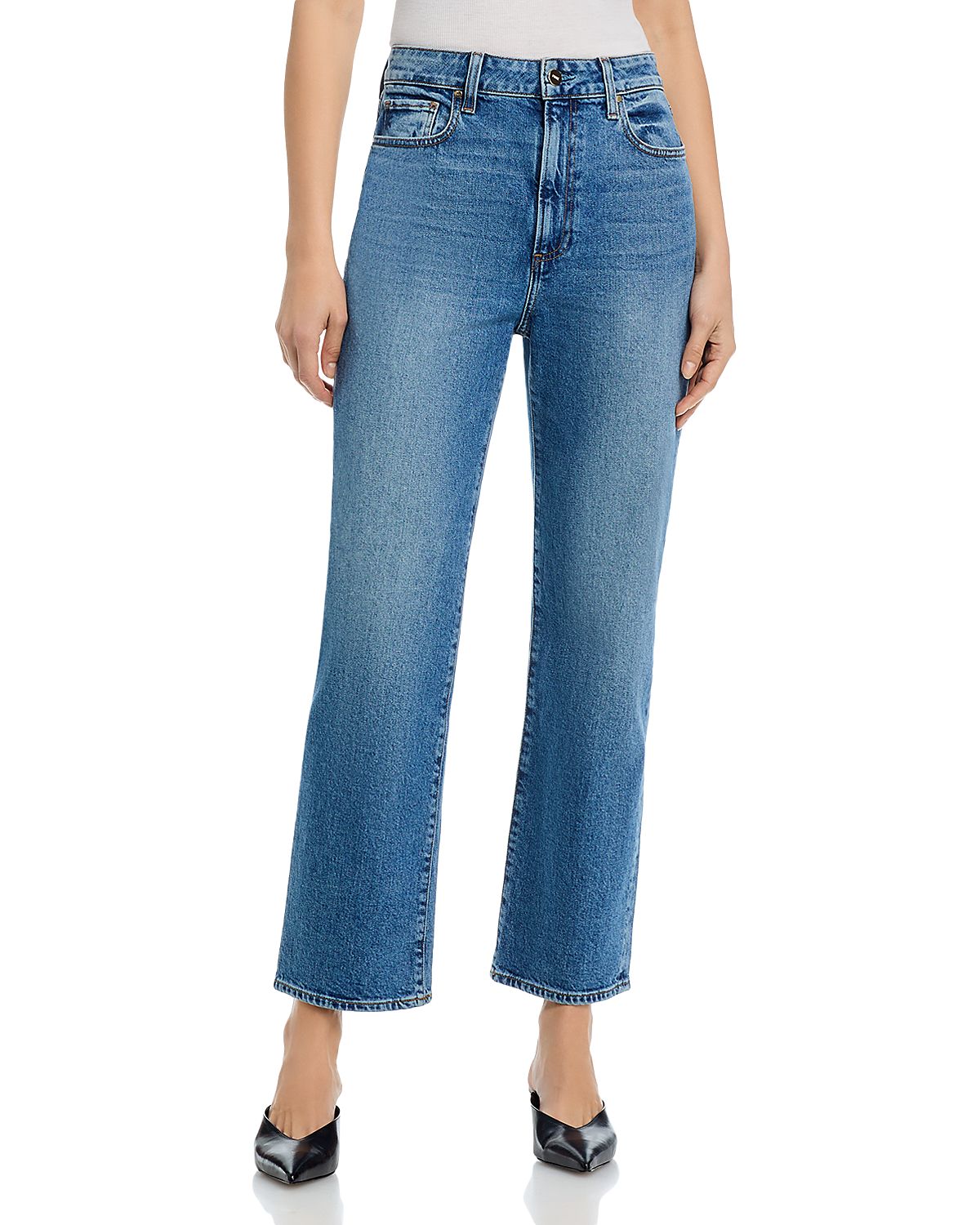 Paige Petite Stevie High Rise Jeans