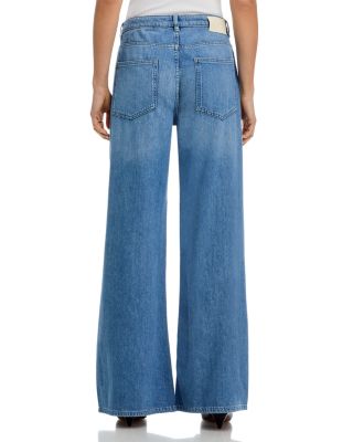 Alex Low Rise Baggy Wide Leg Jeans in Riverbank
