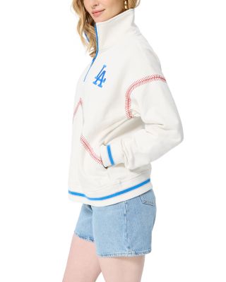 Baseball Stitch Quarter Zip Sweatshirt