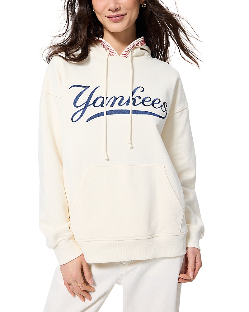 Terez Baseball Stitch Hoodie Sweatshirt