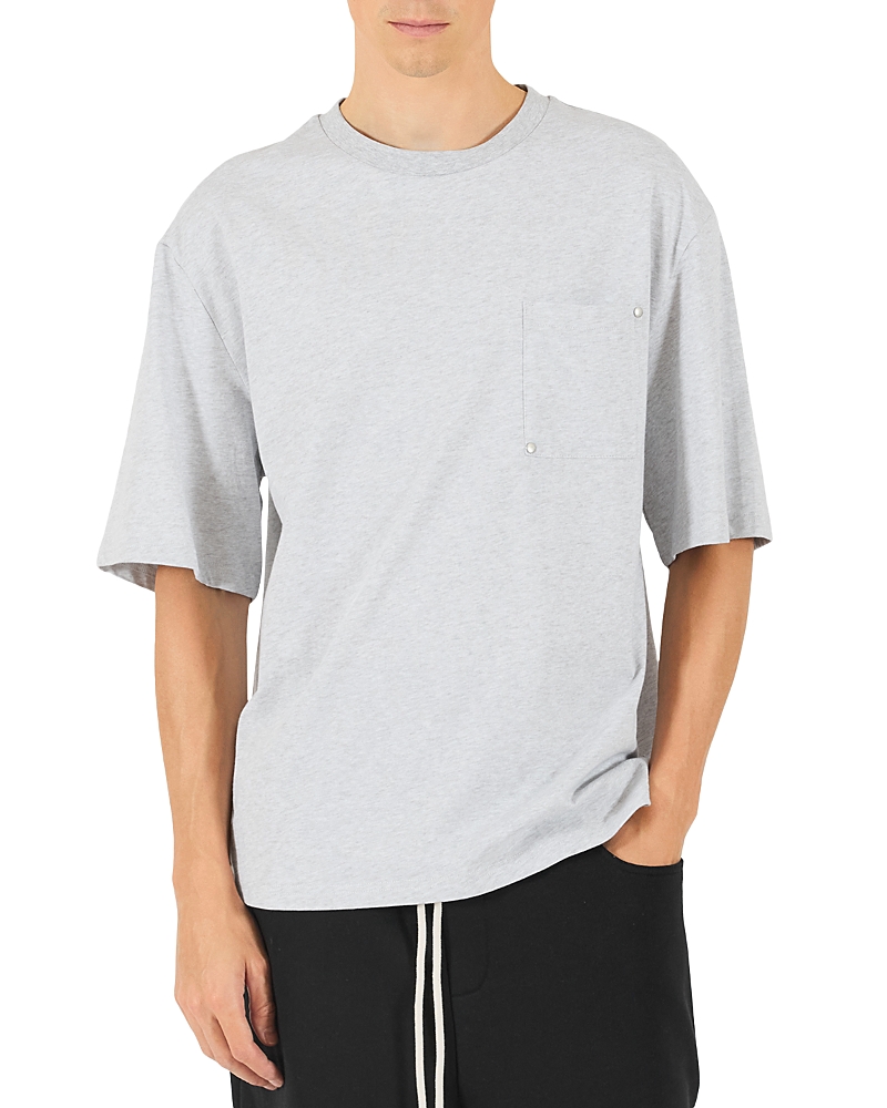 Krost Rivet T Shirt In Gray