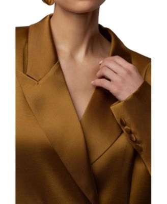 Lara Oversize Satin Blazer