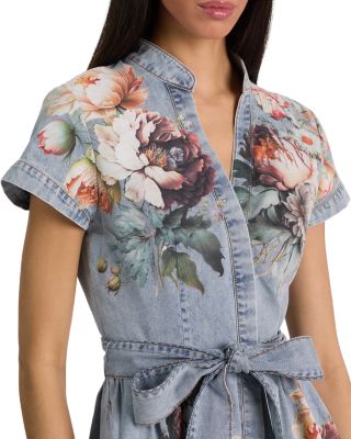 Lucy Denim Mini Shirt Dress